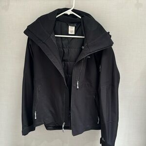 Patagonia black coat-like new! Size small